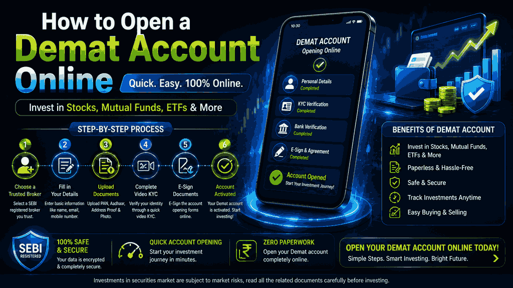 How to Open a Demat Account Online