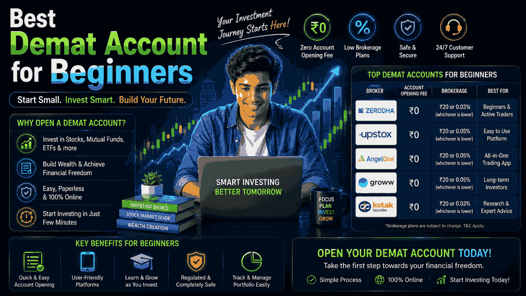 Best Demat Account for Beginners