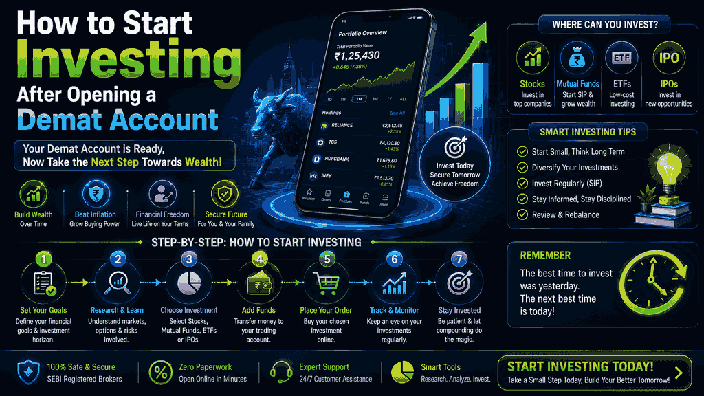 How to Start Investing After Opening a Demat Account